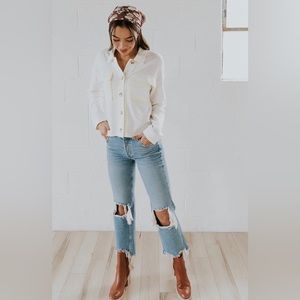 Free People Maggie Straight Jeans